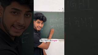 Why l dint like English 🤡💤teacher shorts funny trending viralvideo students comedy [upl. by Percy]