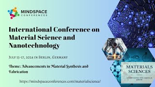 Material Science Conference  Material Science Meetings  Leading Nanotechnology Events  Mindspace [upl. by Hartley]