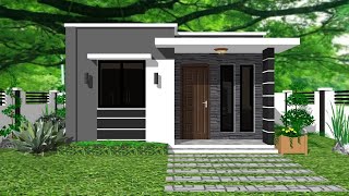 5X5M  SMALL HOUSE DESIGN BOX TYPE  MODERN HOUSE DESIGN  1 BEDROOM  25 SQM [upl. by Coster948]