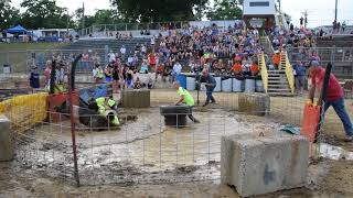 Pig wrestling at the Kosciusko County Community Fair [upl. by Ortiz]