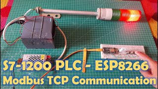 Control PLC Siemens S71200 from ESP8266 using Modbus TCP Communication [upl. by Fishback411]