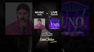 Music Video vs Live Version Little Big  UNO 🇷🇺 Russia Eurovision 2020 shorts [upl. by Euqinu84]