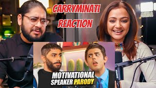 MOTIVATIONAL SPEAKER PARODY  CARRYMINATI  Neeti and Raman [upl. by Dacia]