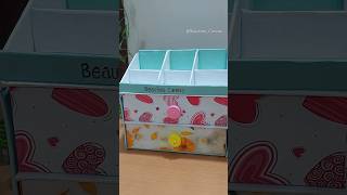 DIY Cardboard Organizer😍 [upl. by Nire]