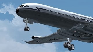 Just Flight  Comet Jetliner  Model Details  FSX Gameplay HD [upl. by Esma]