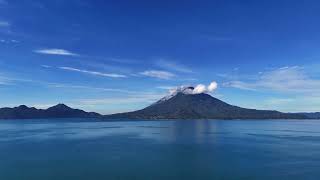 360 Relaxing Panoramic View of Lake Atitlán in Guatemala [upl. by Enyledam]