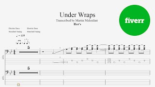 Hers  Under Wraps bass tab [upl. by Alleon63]