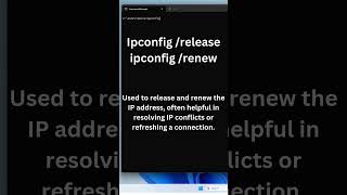 ipconfig windows networking [upl. by Arhas]