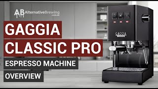 Gaggia Classic Pro Espresso Machine Review [upl. by Noremac]