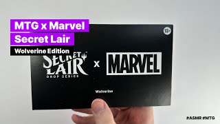 MTG x Marvel MTG Secret Lair Wolverine Edition pack opening mtg asmr marvel unboxing [upl. by Worthington225]