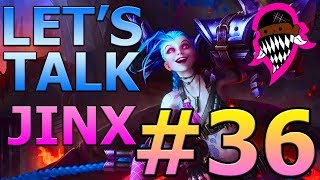 Lets Talk Jinx 36 Attack Speed Or Damage Buff For Pro Play  League Of Legends [upl. by Yelhs105]