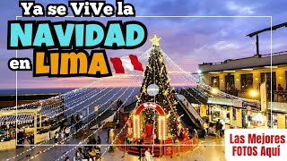 Ya se ViVe la NAVIDAD en Lima Perú 2024 [upl. by Annaerb]