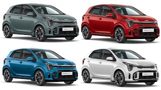 New 2024 Kia PICANTO  COLORS Details Comparison  Whats your favorite [upl. by Depoliti]