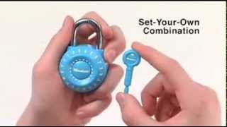 Master Lock 1590D Combination Padlocks  Informational [upl. by Nerb]