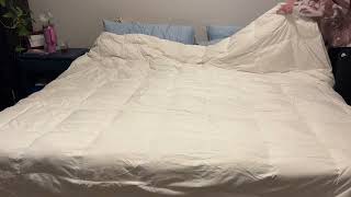 Bafode Goose Feather Down Comforter  Review [upl. by Annala]