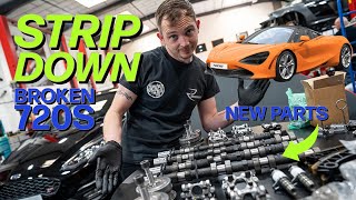 McLaren 720S strip down ready for rebuild [upl. by Venetia87]