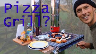 Rocket Stove Pizza Oven Upcycled [upl. by Adroj]