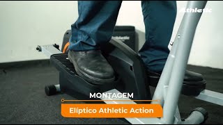 Montagem  Elíptico Athletic Action [upl. by Akihc]