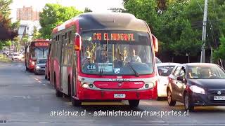 Transantiago C16  Neobus Mega BRT  Volvo B7R LE [upl. by Lytsyrk370]