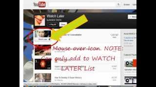 How To EDIT WATCH LATER LIST By MSDV88 [upl. by Laughlin]