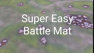 How To Make A BATTLE MAT Super Easy amp SUPER CHEAP amp Super Fast [upl. by Noiram574]