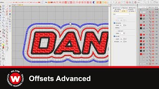 Wilcom Elements 5 Offsets Advanced [upl. by Anytsirhc]