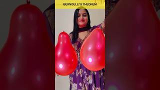 Bernoulli’s Principle  Bernoullis equation  Physics  shorts experiment bernoulli trending [upl. by Cher]