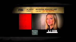 CRIMINAL MINDS Opening Credits 8th Version [upl. by Ydnar]