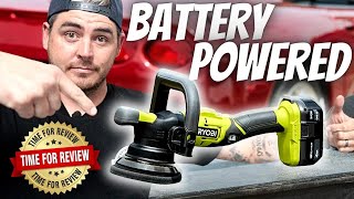 Ryobi 18V Dual Action Polisher  Battery Powered Polisher  Car Detail [upl. by Dnalra262]