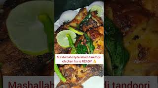 HYDERABADI TANDOORI CHICKEN FRY 🍗SanaFatimaf2h [upl. by Gnim]