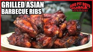 How to Grill Asian Style BBQ Ribs  Recipe [upl. by Bradan]