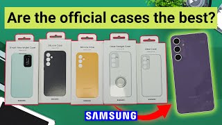 Are the Samsung S23 FE OFFICIAL CASES worth it 🤔Samsung Galaxy S23 FE  ALL OFFICIAL CASES [upl. by Ellekim248]