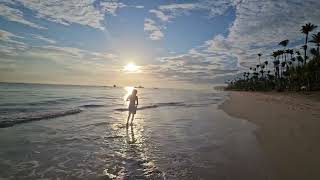 Walking on the beach in the Dominican Republic [upl. by Chretien401]