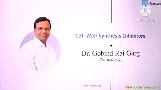 Cell Wall Synthesis Inhibitors  Lecture4 by Dr Govind Rai Gargpharmacology [upl. by Evalyn]