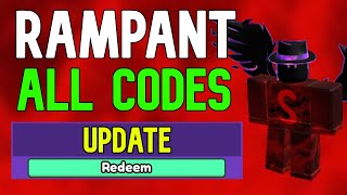 ALL RAMPANT CODES  Roblox Rampant Blade Battlegrounds Codes November 2023 [upl. by Bonner213]