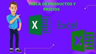 como hacer una lista de PRECIOS en EXCEL [upl. by Johnson798]