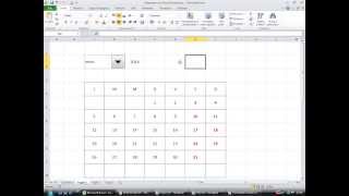 Calendario Automatico Con Excel [upl. by Willy544]