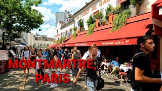 What to do Montmartre Paris  Delicious Food Place du Tertre amp Sacré Coeur 18th Arrondissement [upl. by Annej]