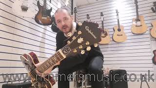 Epiphone ETR3WRGB3 Limited Edition Riviera Custom P93 Wine Red Customer Return [upl. by Novanod576]