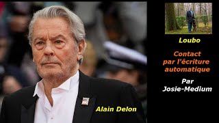 Ecriture automatique avec Alain Delon par✍️ JosieMedium [upl. by Eirovi]