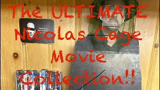 The ULTIMATE Nicolas Cage Movie Collection 153 Nicolas Cage Movies 😳😳 [upl. by Hsirrap167]