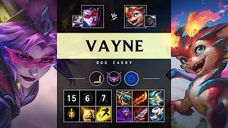 Vayne ADC vs Smolder Unstoppable  EUW Master Patch 1420 [upl. by Leba529]