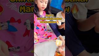 GILIRAN OLIVIA marsmallow marsmallowbakar food cemilan [upl. by Tabber196]