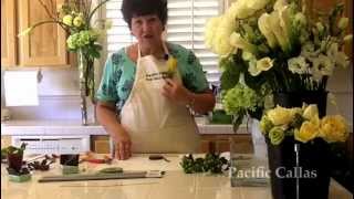 How to create a Calla Lily Boutonniere [upl. by Trebeh425]