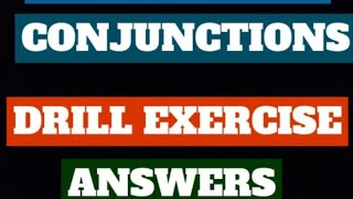 LINKERSCONNECTIVES CONJUNCTIONS Drill Exercise Answers [upl. by Sulohcin]