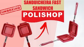 ✔️Sanduicheira Fast Sandwich Polishop  é boa mesmo veja se grudou [upl. by Aitas790]