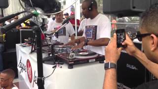 DJ Scratch at the Tedsmooth Old School Jam in Harlem 06232013 [upl. by Hacceber]