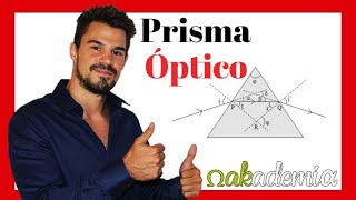 PRISMA ÓPTICO FÍSICA  LEY de SNELL FÓRMULA y EJERCICIO RESUELTO 😲 SÉ un GENIO💪 Óptica Física [upl. by Echikson]