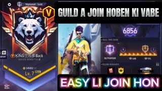 V BEZ GUILD A JOIN HOBEN KI VABE 🤔🤫freefire freefirelovers1millan suppurtsubscribeTNDanger76 [upl. by Newra]