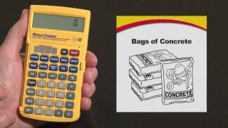 How to Estimate Volume and Bags of Concrete Needed  Material Estimator [upl. by Meingolda]